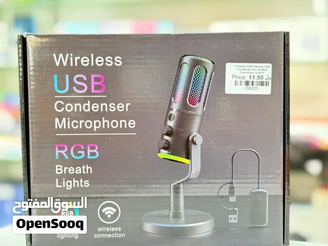 Brand New RGB Gaming Microphone in Oman  Wireless connection