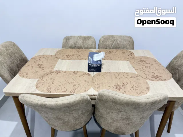 طاولة طعام خشب فاخر 6 كراسي (قابلة للتوسيع) - استعمال شخصين جديده