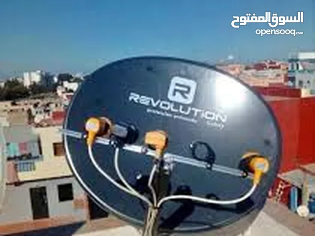 تركيب اجهزة البرابول و التلفاز وضبط الأقمار