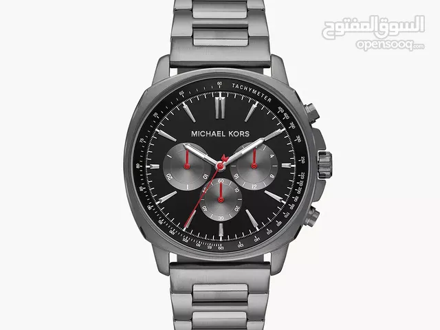 ساعة مايكل كورس MK8970 جديدة لم تستخدم وبسعر اقل م الجديد( لون ساعة سموكي مميز جدا )