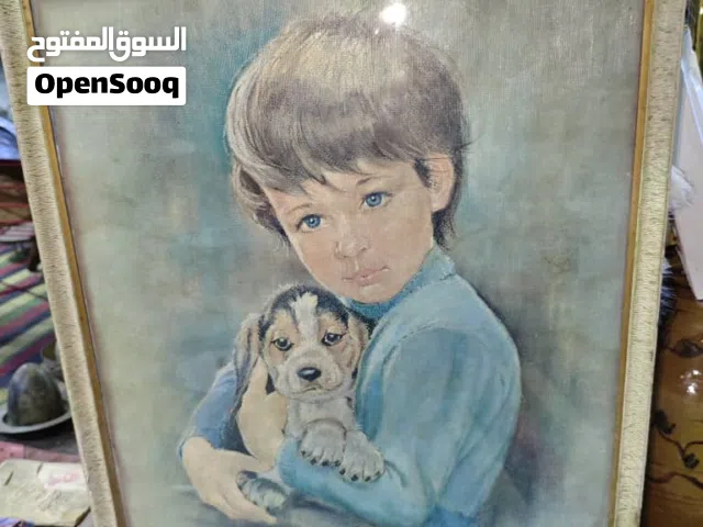 لوحه فنيه قديمه انتيكه