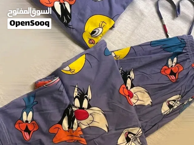طقم بيجامة Looney Tunes المميز – أناقة، راحة، وجودة عالمية
