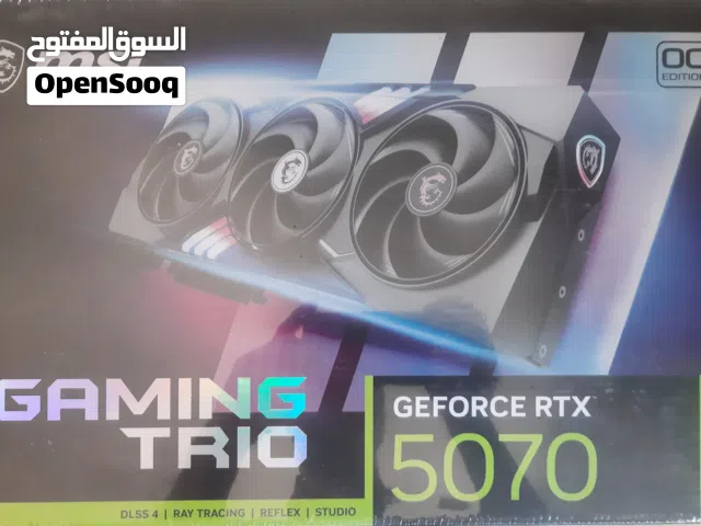 MSI RTX 5070 GAMING TRIO 12GB GDDR7 جديد مسكر