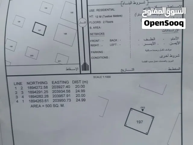 Residential Land for Sale in Dhofar Salala