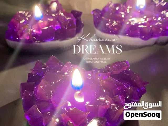 شموع معطرة تصنع بكل حب