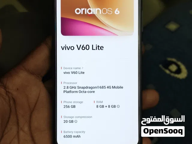 vivo v60 lite 256gb like new phone only