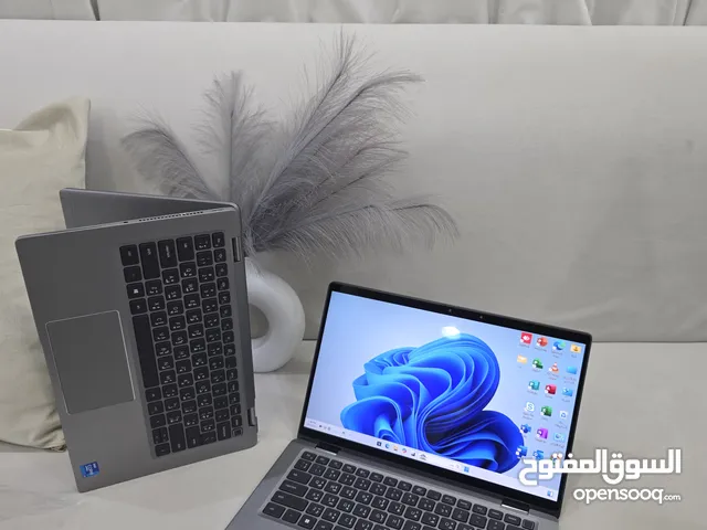 جهاز جدا قوي بموصفات كاملة dell 7420 2in1 x360 i7 Ram 16GB 1000GB SSD شاشه تتش مع قاري بطاقة شخصية
