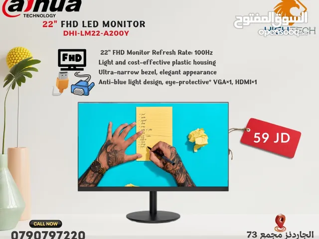 Dahua DHI-LM22-A200Y 22" FHD LED MONITOR-شاشة دهوا للكمبيوتر Monitors