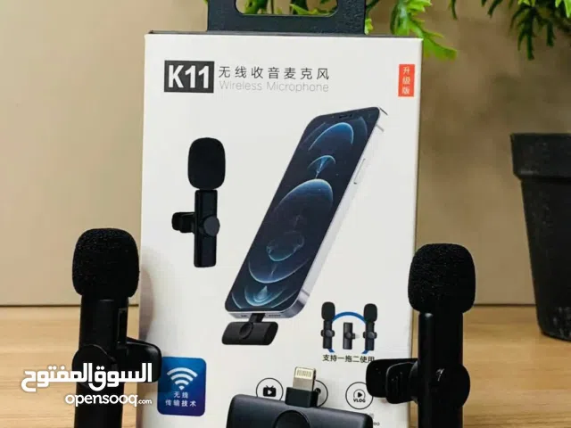 مايكروفون بلوتوث لاسلكي 2 في 1 يدعم ايفون و Iphone -Type-c مايك microphone