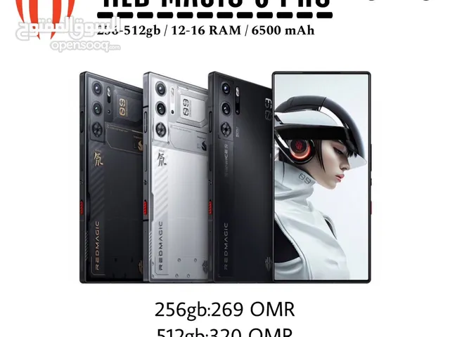 New red magic 9 pro 256/12 GB 269 OMR and 512/16 GB 320 OMR