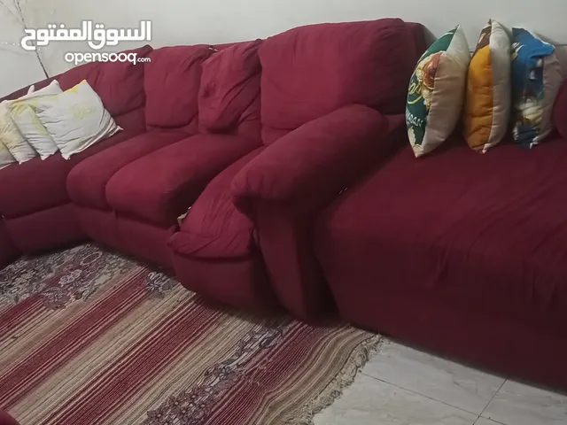 طقم كورن بسعر 190 مكون من 11 مقعد لون خمري ريكلاينر