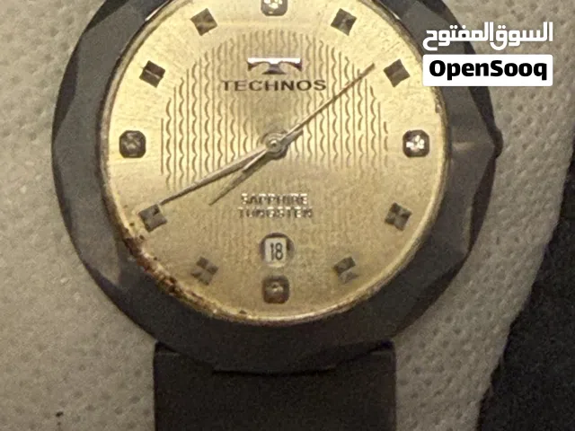 ساعة  Technos Sapphire Tungsten قديمة جداً فاخرة وصعبة