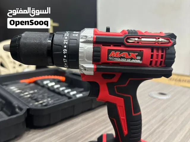 دريل يعمل بالبطارية من شركة MAX تقنية وتصميم ياباني مع نظام المطرقة لسهولة ثقب الجدار
