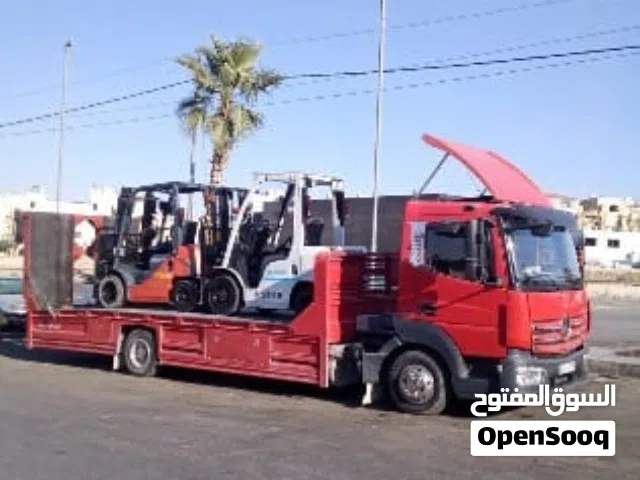 تأجير الرافعات الشوكيه وتنزيل جميع انواع البضائع وتأجير يومي وشهري