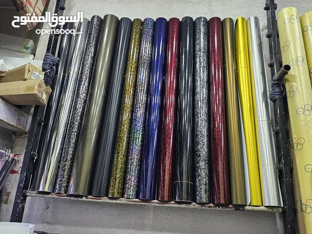 ستيكرز سيارات نخب اول جميع الالوان عرض 150 SM وستكرات طباعة ماركة اولفا عالي الجودة وستكرات ديكور