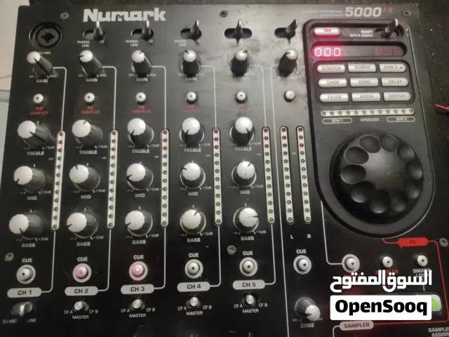 مكسر دي جيه DJ Mixer خمس قنوات مؤثرات صوتية و مواصفات فنية متعددة بدون باور