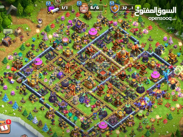 قريه كلاش اوف كلانس لفل 16ماكس