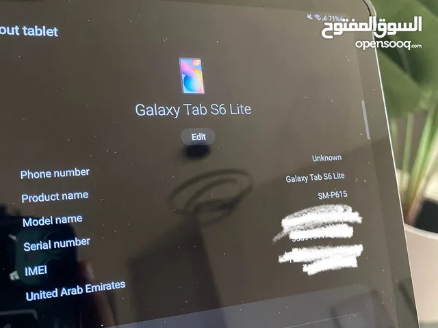 Samsung Galxy Tab S6 Lite 64 GB in Sharjah