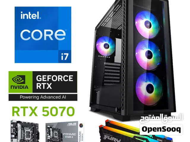 كمبيوتر الألعاب الاقوى i7-13700f+RTX 5070 12GB بعرض مغري لفترة محدودة