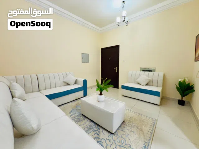 SH / ارخص سعر غرفة وصالة - مفروشة للايجار الشهري - عجمان منطقة الروضة /1/ - /2/ حمام + بلكونة
