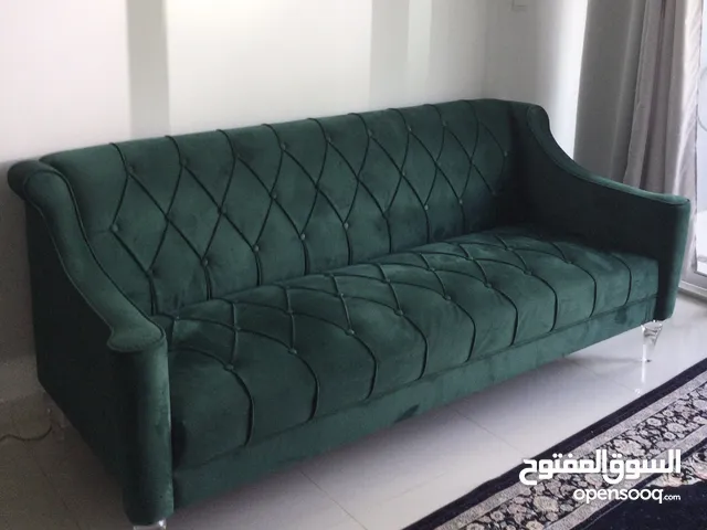 Green  sofa