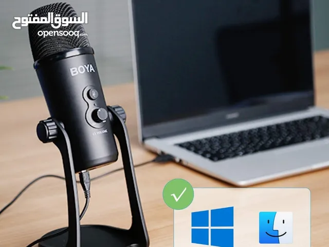 ميكرفون تسجيل BOYA مايك  احترافي Mic Studio Broadcasting Streaming Interview Con BY-PM700