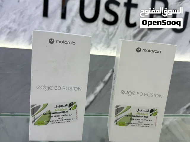 MOTOROLA edge 60 fusion 12ram/256 GB new  موتورولا أيج 60 فيوجن 12رام/256 جيجا جديد مسكر فلكرتونه كف