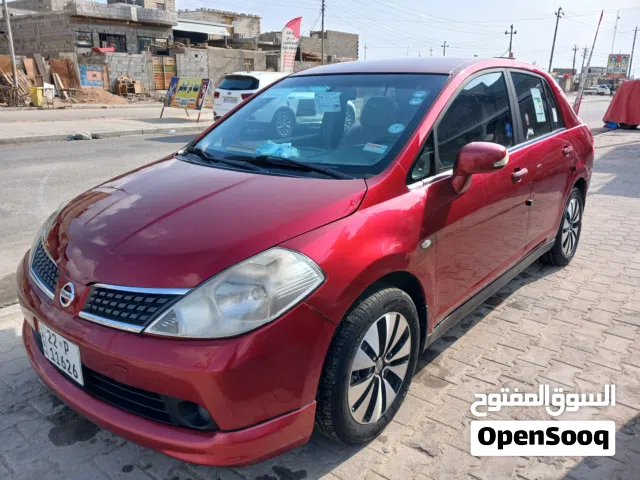 نيسان تيدا خليجي ياباني اصل رقم اربيل انكليزي  سيارة بيت ممتعه