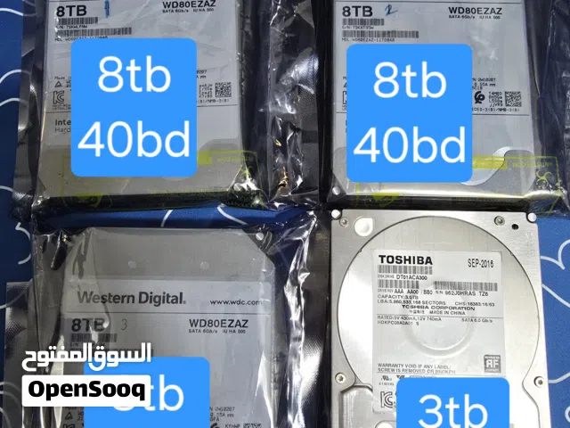 8TB and 3TB HDD for sale