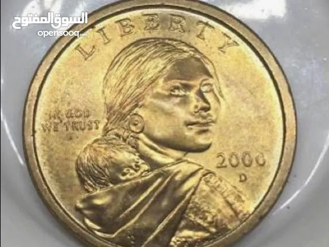 2000 D sacagawea dollar Golden