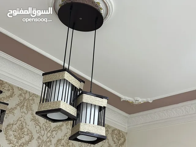 ثريا مع براكيتات عدد 5 خشبيه نيو كلاسك