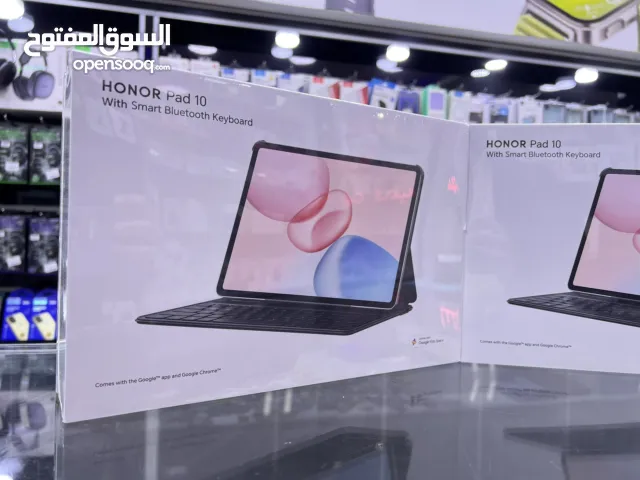 Honor Pad 10 مع البكج الكامل كفر و كيبورد من شركة هونر بكفالة الوكيل الحصري العرض لفترة محدودة
