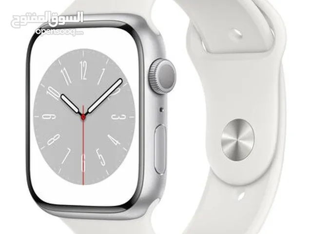 ساعة أبل الذكية Apple Watch Series 8 - 45mm silver
