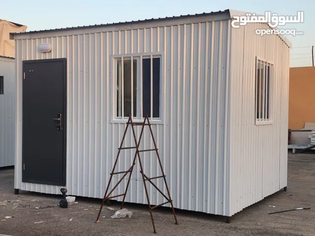 للبيع بركسات غرف جاهزه غرف عمال مكاتب جاهزة - برتبلات - كرفانات 12 * 3.6 نظام شينكو