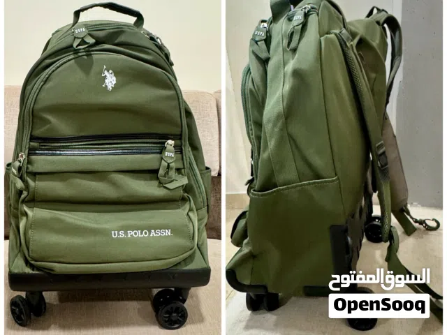 Original Polo Trolley Backpack School bag used 12bd