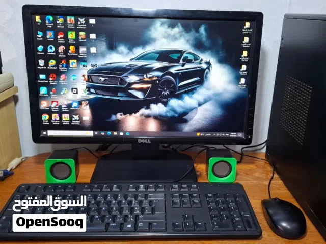 كمبيوتر ديل اصلي مع كامل ملحقاته لدراسة والالعاب والعمل PC Dell OPTIPLEX 3020 ssd gta v grand pubg