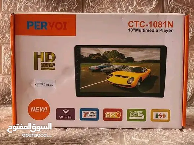 شاشة سيارة CTC-1081N PERVOI   شاشة لمس HD ضخمة: بحجم 10 بوصة لوضوح فائق وتجربة مشاهدة سينمائية.