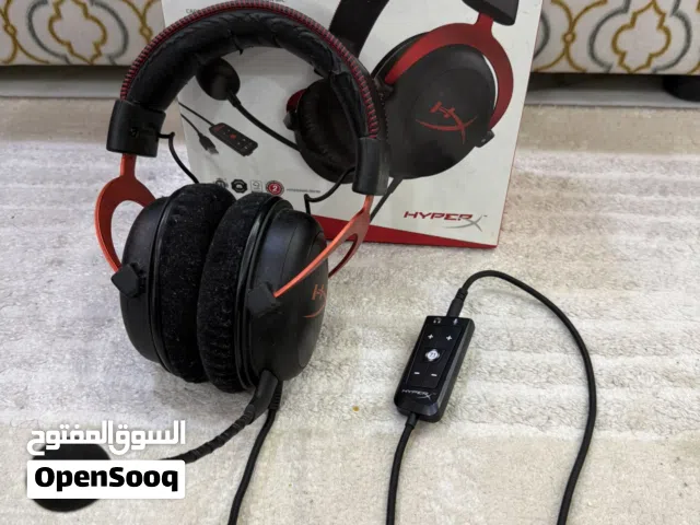للبيع سماعة Hyper x cloud 2 مع جميع أغراضها ب افضل سعر موجود