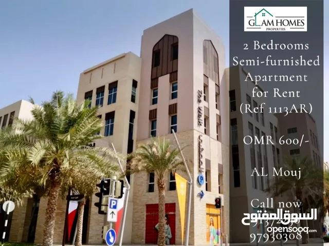 2 Bedrooms Semi Furnished Apartment for Rent at Al Mouj REF:1112AR