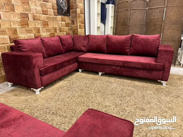 كنب 7 مقاعد خشب سويد دانلوب بوليستر طبي