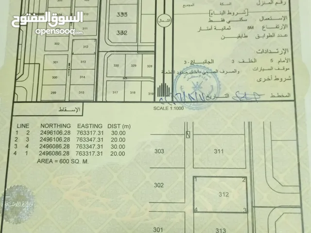 Residential Land for Sale in Al Sharqiya Sur