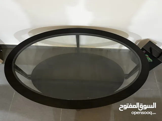 Table 100x60 black and glass