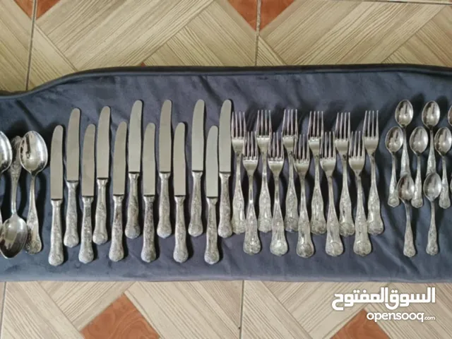 شوك وسكاكين فضه اصلي forks and knifes pure silver 100%