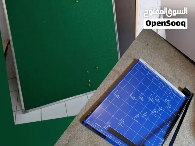 Double Sided Cork Boards, double side chalkboard  and paper cutter for sale