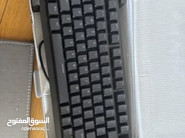 AJAZZ AK820 – كيبورد ميكانيكي متكامل بتصميم راقي، سويتشات حمراء، عجلة تحكم، وإضاءة RGB احترافية