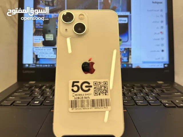 ‏iPhone 13 Mini 128GB battery 86% used  ايفون 13 مني ذاكرة تخزين 128 جيجا بطارية 86٪ وكالة بحال جديد