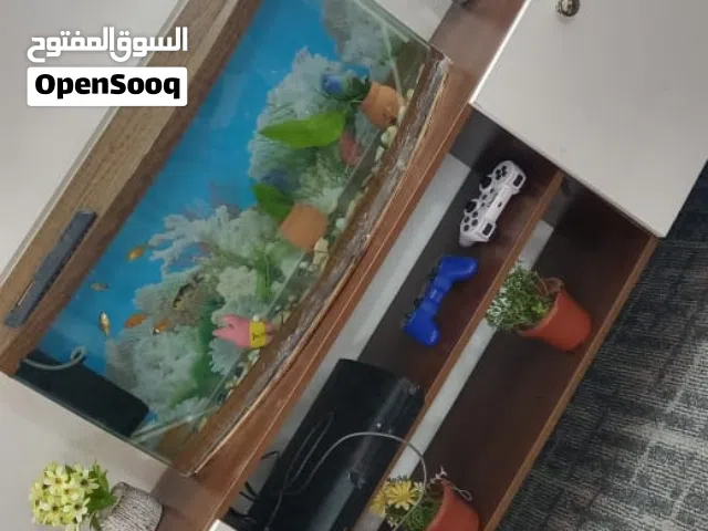 حوض سمك للبيع او البدل على بسكليت