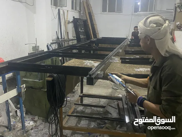 ورشة المنيوم مركزية للبيع او الايجار