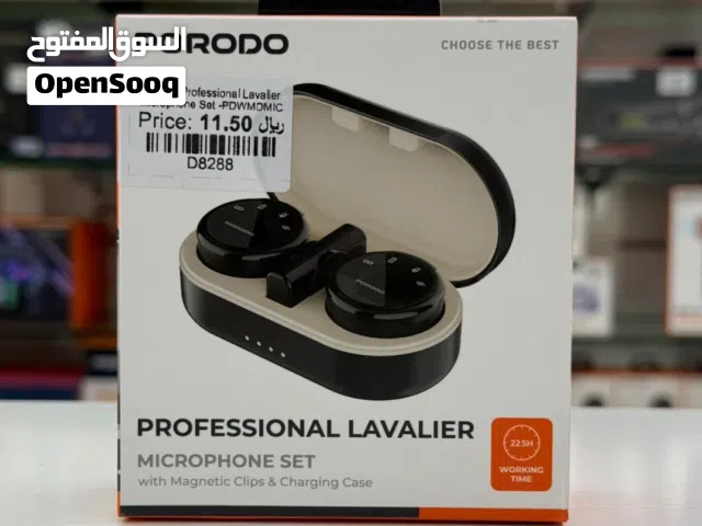 Brand New Porodo Lavalier Mic in Oman  7-8 Hours use  1 Year Warranty