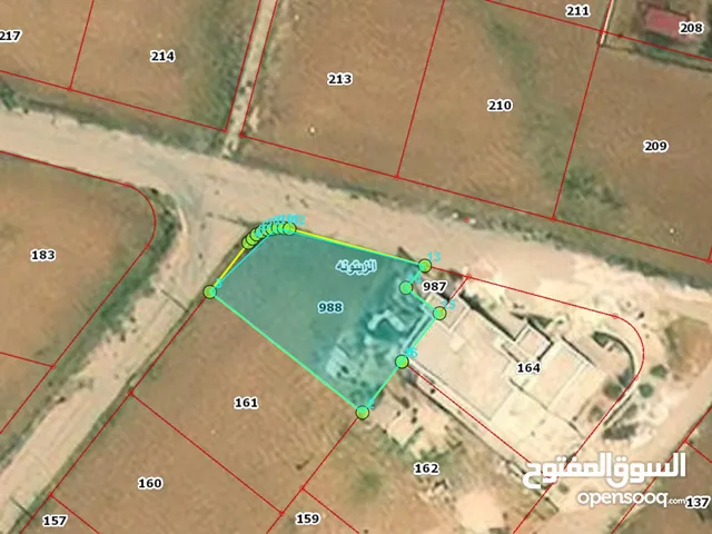قطعة أرض مميزة للبيع في مشروع نقابة المهندسين الزيتونة (1) خلف الأندلسية